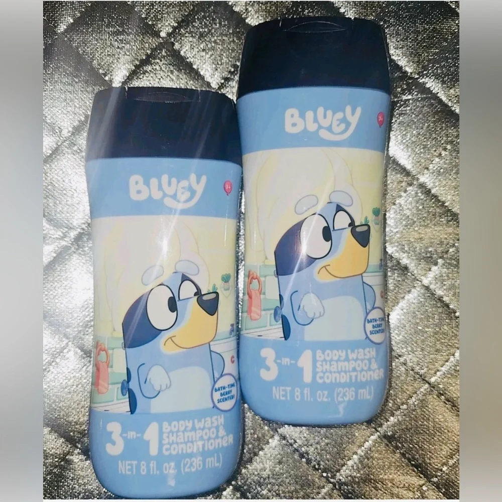 2 Bluey 3-in-1 Body Wash Shampoo Conditioner